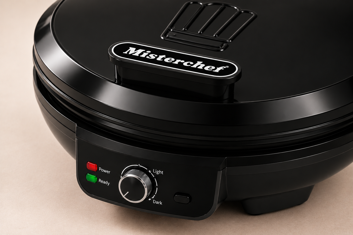 MisterChef One Appliance Pizza Maker - Black