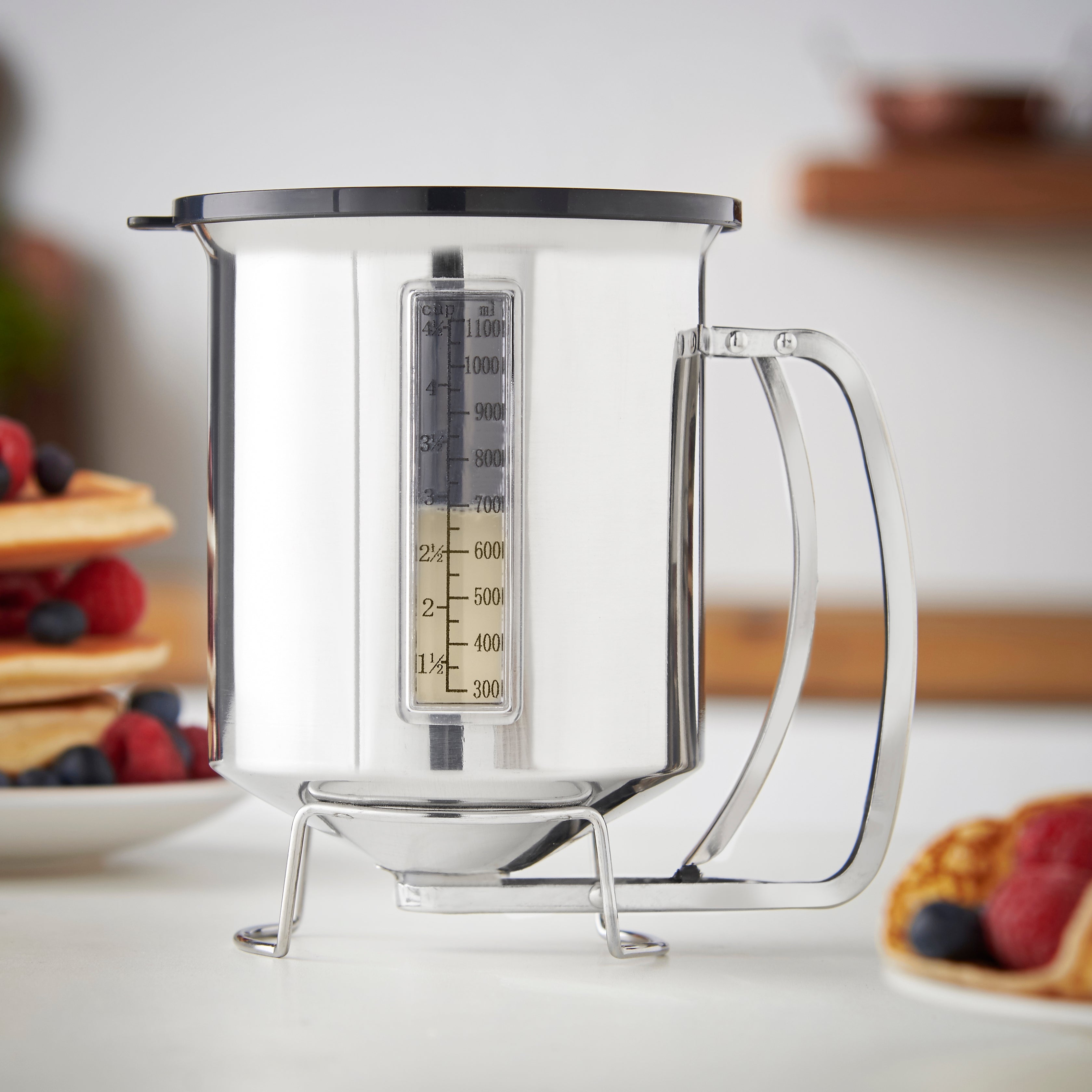 Image of MisterChef Stainless Steel Pancake Batter Dispenser
