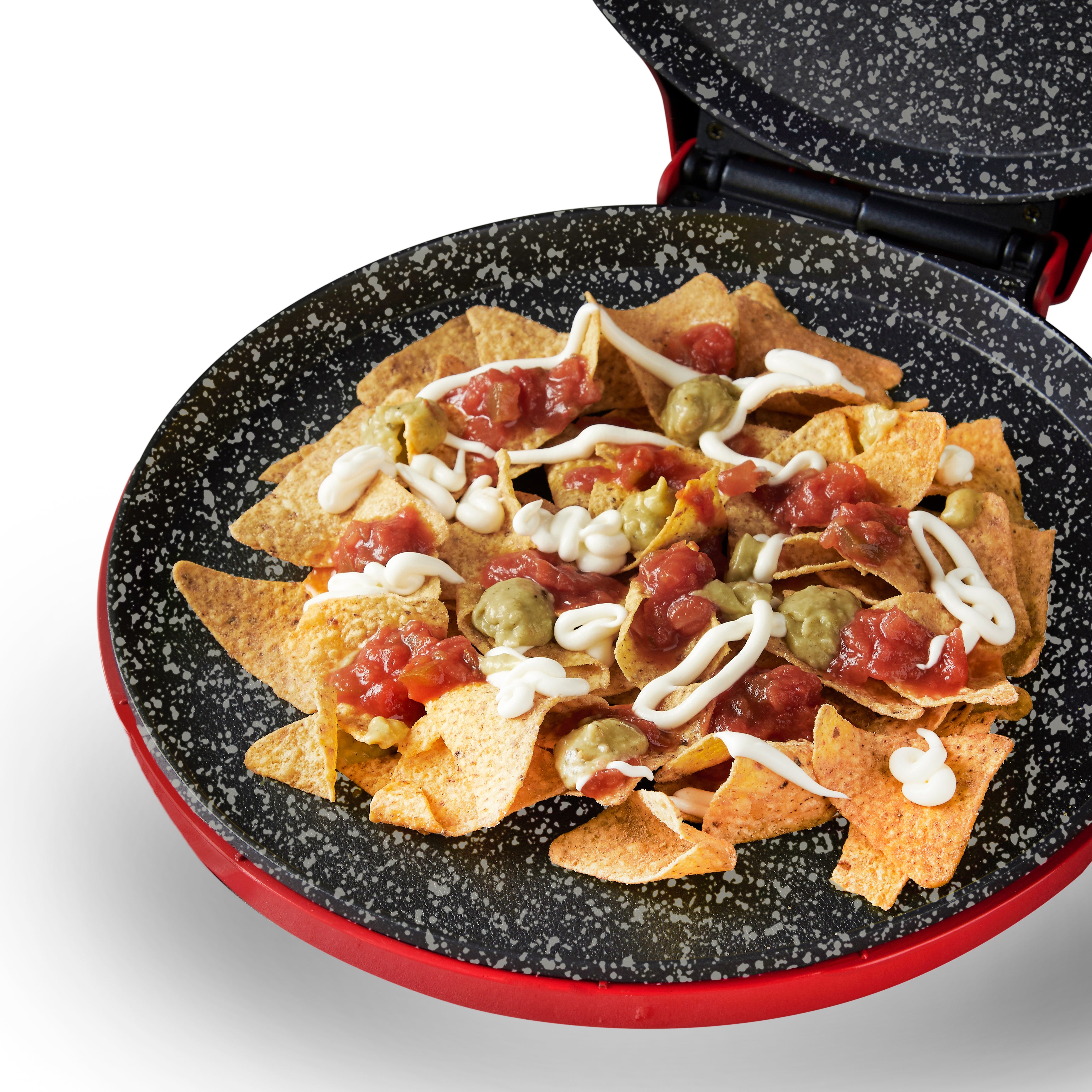 Image of MisterChef 30cm Ceramic Pizza Maker  - Red