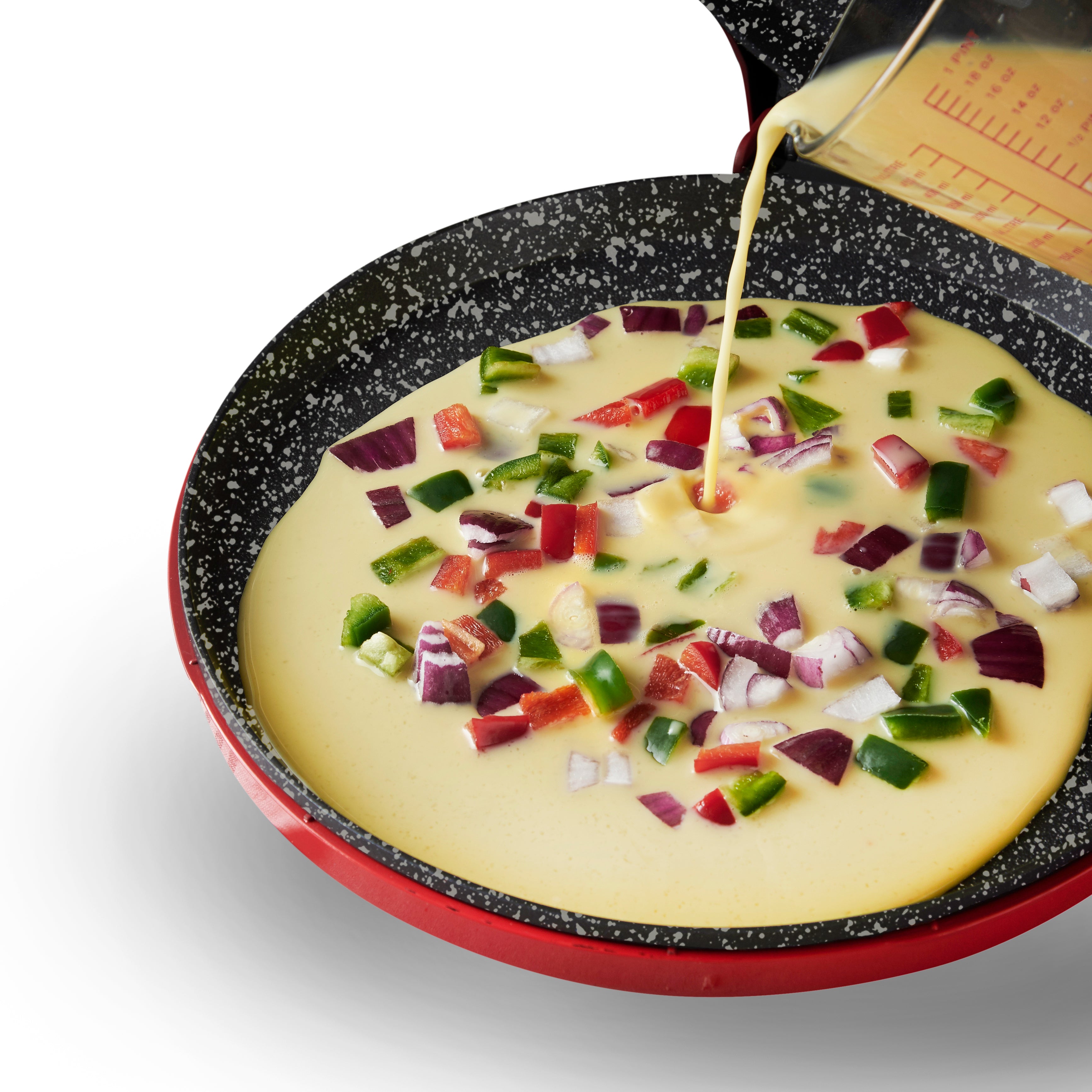 Image of MisterChef 30cm Ceramic Pizza Maker  - Red