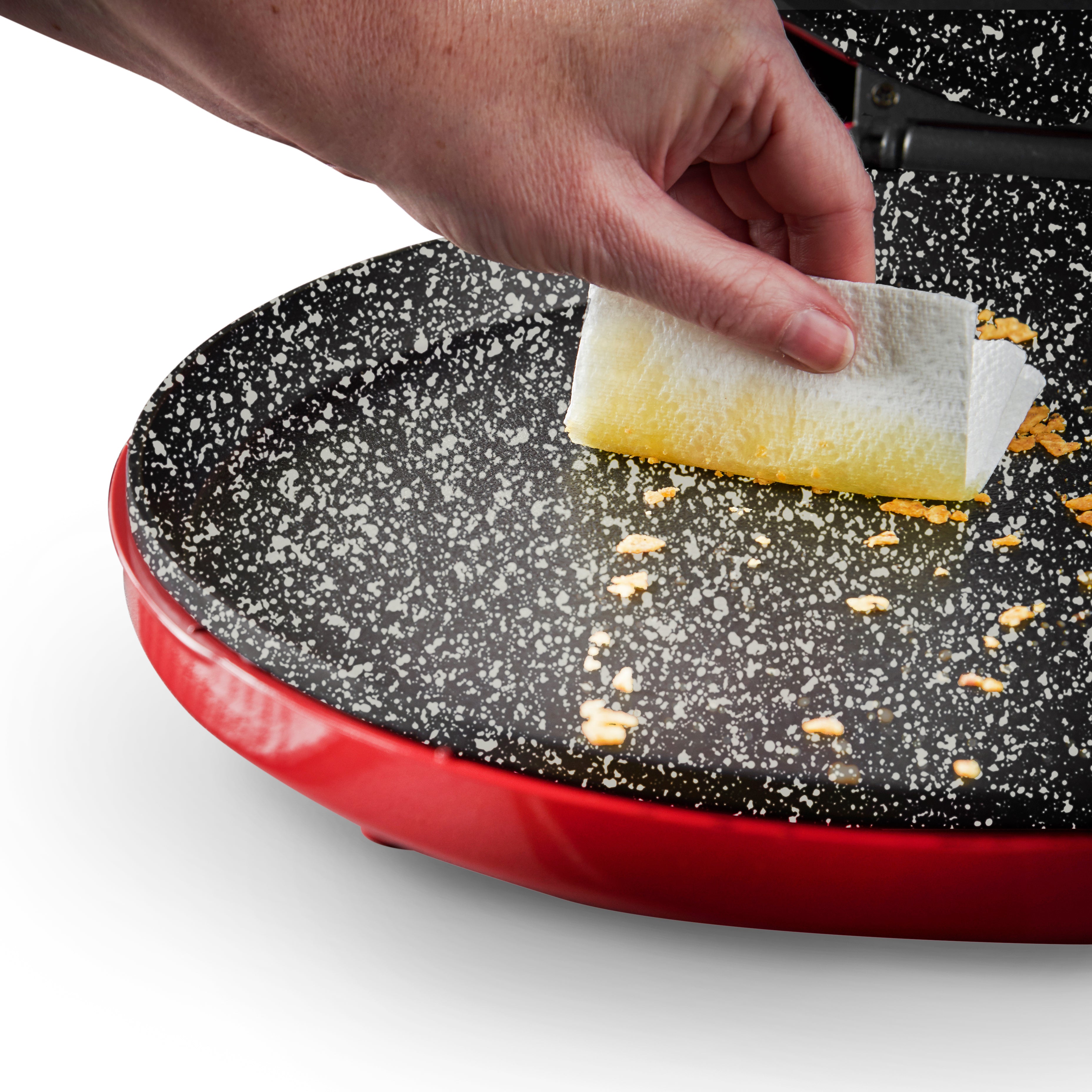 Image of MisterChef 30cm Ceramic Pizza Maker  - Red