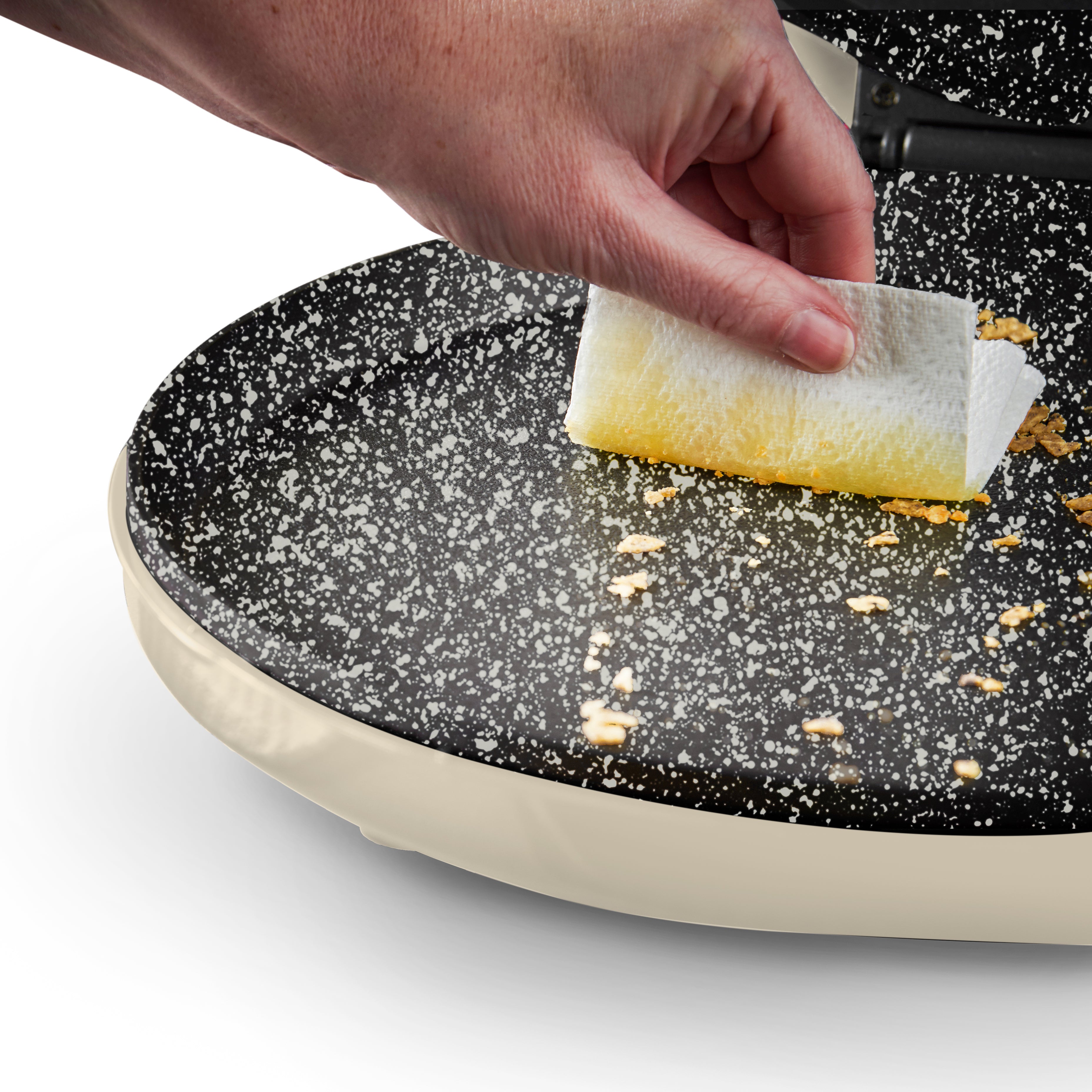 Image of MisterChef 30cm Ceramic Pizza Maker  - Cream