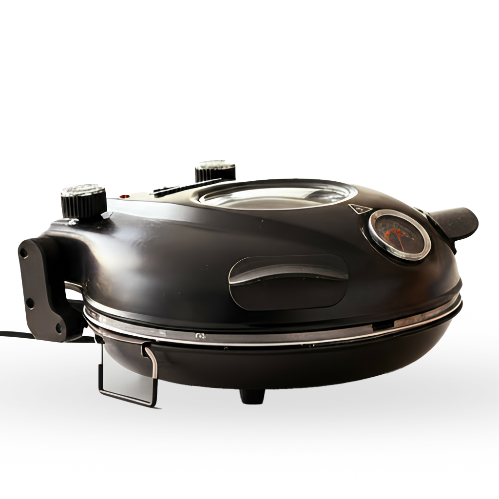 MisterChef Electric Pizza Oven with 12” Ceramic Stone & Viewing Window