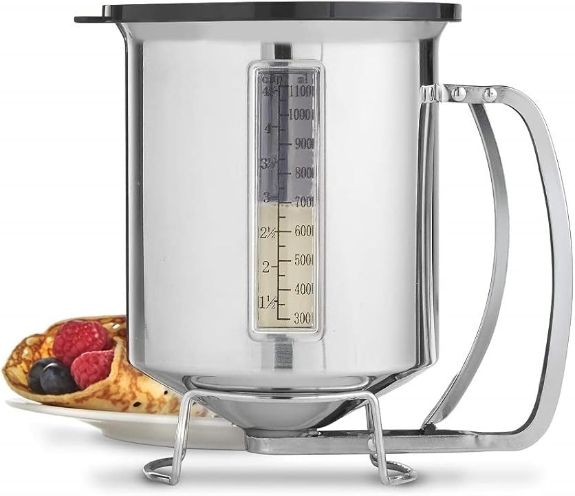 MisterChef Stainless Steel Pancake Batter Dispenser